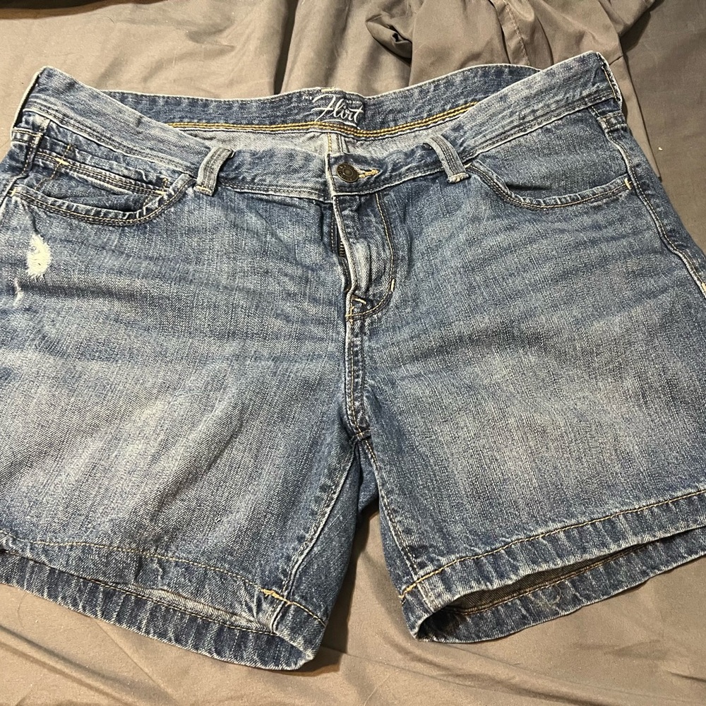 Women's Blue Denim Shorts